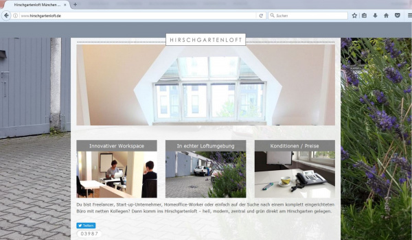 Screenshot Hirschgartenloft